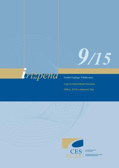 9/15 Irizpena. Euskal Enplegu Publikoaren Lege Aurreproiektuari buruzkoa